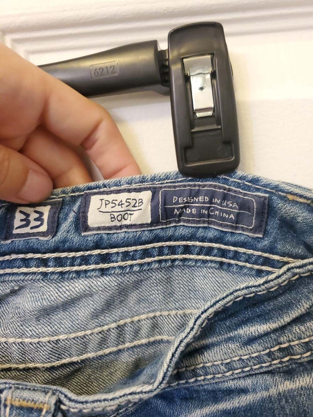 Miss Me JP5452B Embellished Bootcut Jeans Size 33 Y2K Glam - Picture 5 of 13